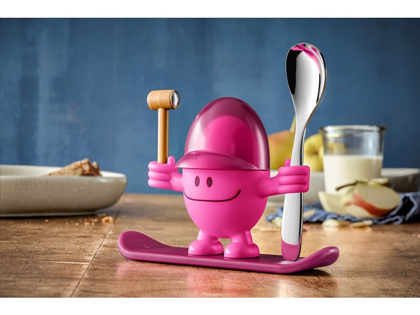 Підставка для яєць WMF 616687400 MCEGG з ложкою Pink — фото 2