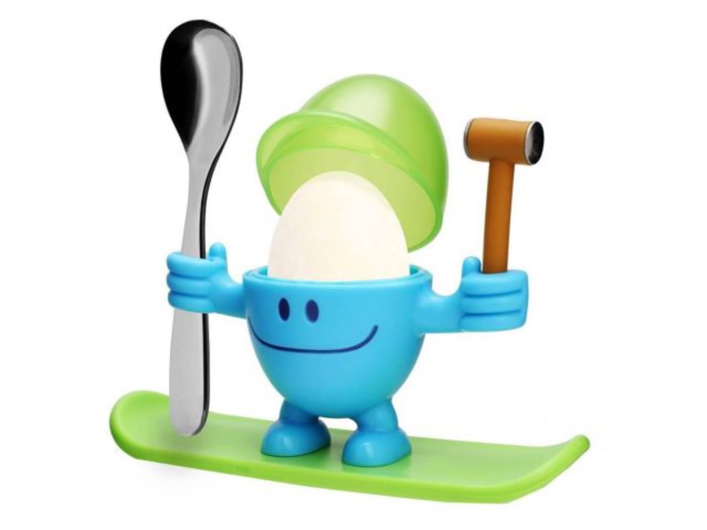 Підставка для яєць WMF 616687620MCEGG з ложкою Blue-Green — фото 2