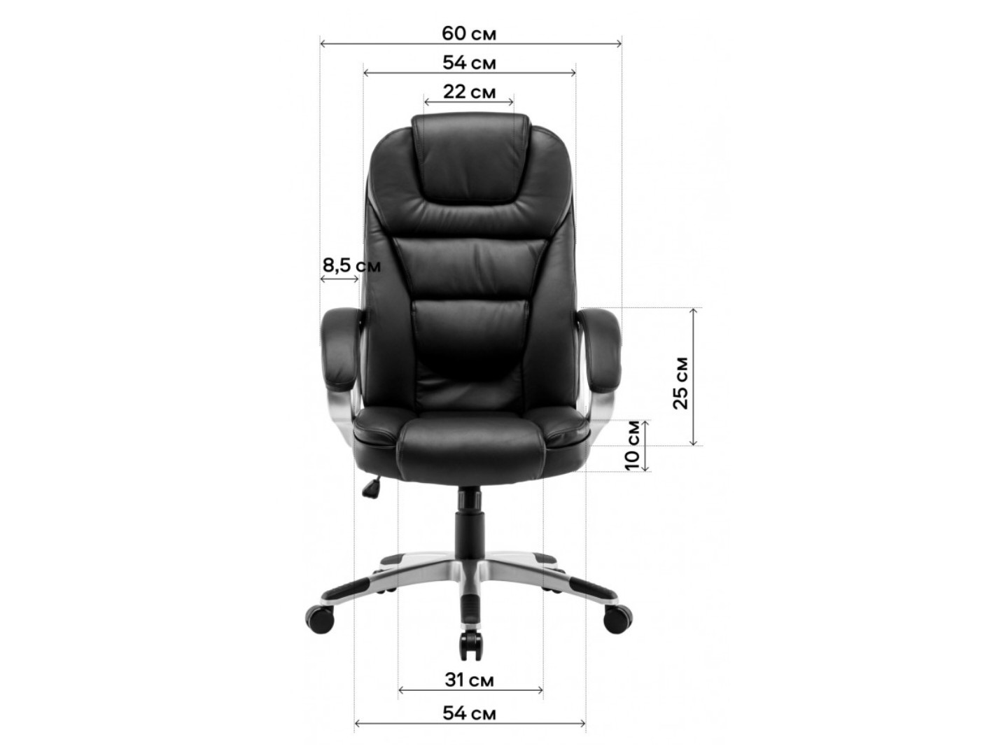 Крісло офісне GT Racer X-2852 Classic Fabric Black — фото 9