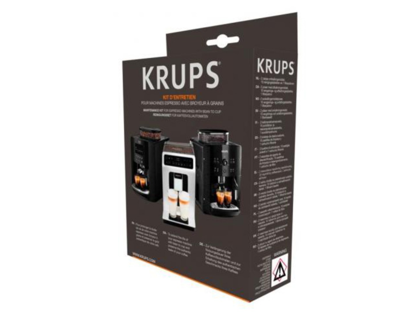Засіб для чищення кавомашини Krups комплект обслуговування (XS530010) — фото 3