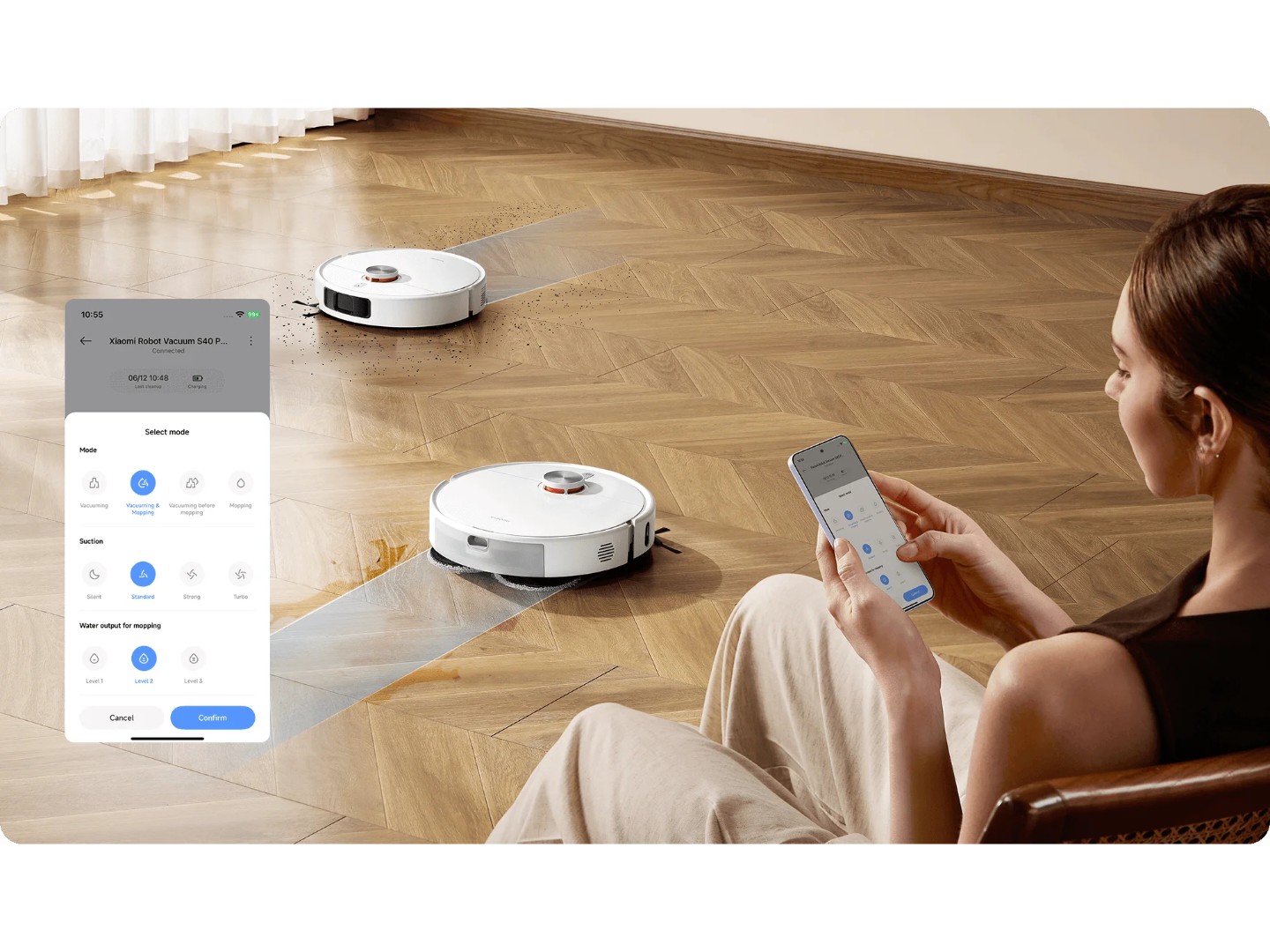 Робот-пилосос миючий Xiaomi Vacuum S40 Pro (1165509) — фото 16