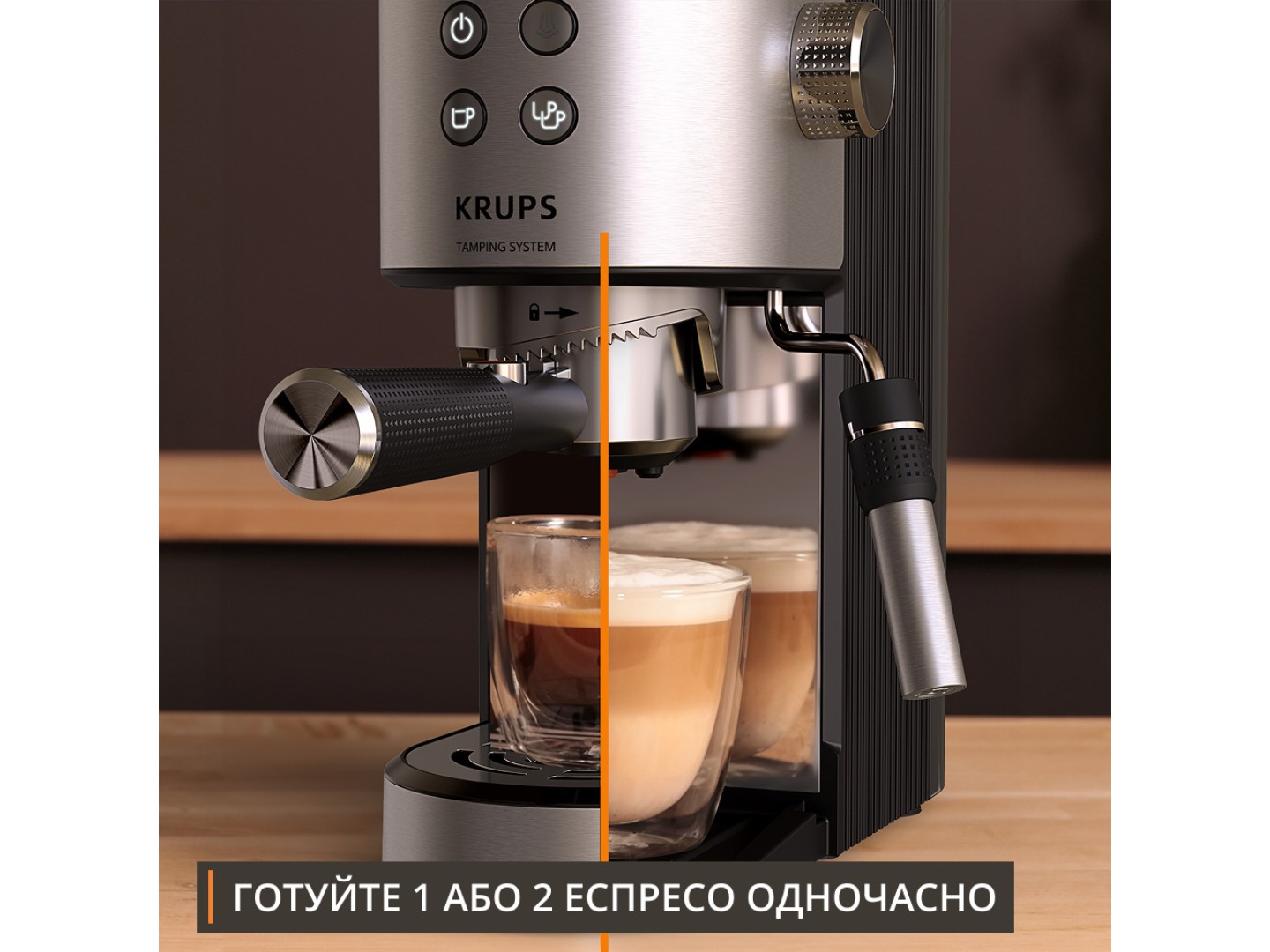 Кавоварка ріжкова Krups XP499EE0 Virtuoso+ — фото 3