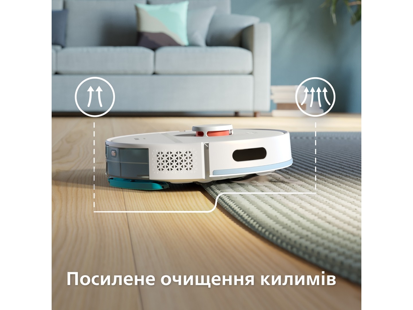 Робот-пилосос миючий Philips XU2100/25 — фото 9