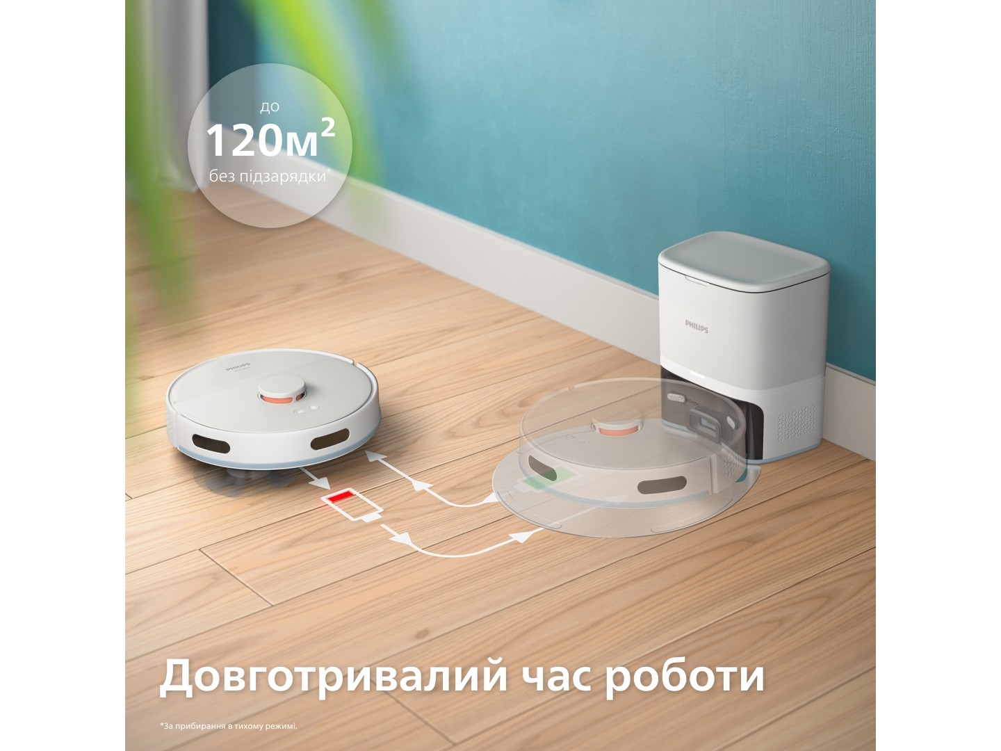 Робот-пилосос миючий Philips XU2100/25 — фото 11