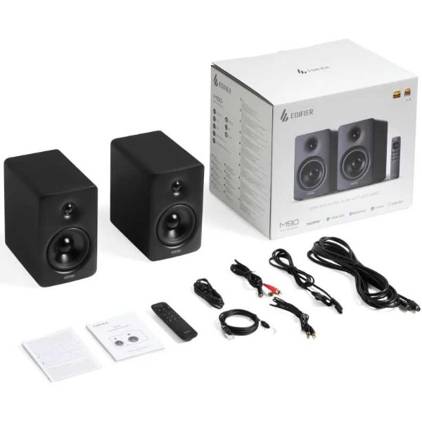 Фото - Компьютерная акустика компактная 2.0 Edifier M90 Black 2.0 100W Bluetooth Hi-Res