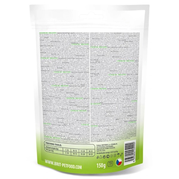Фото - Ласощі для собак Brit Care Functional Snack Mineral Ham полувлажные минералы и ветчина 150г (8595602539994)