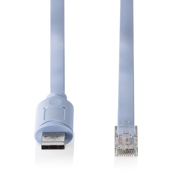Фото - Перехідник USB-C - Ethernet Digitus USB 2.0 - RJ45 (M/M) 1.8m (DA-70173)
