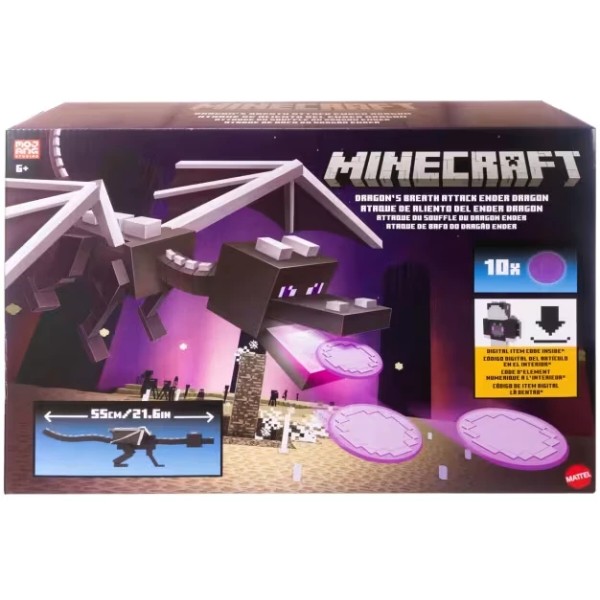 Фото - Коллекционная интерактивная фигурка Minecraft Эндердракон (JKC13)