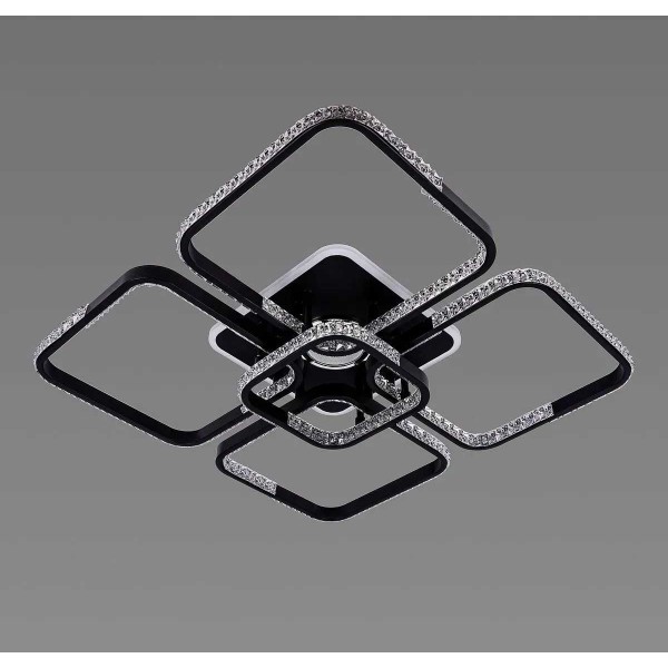 Фото - Люстра VALESO з музичною колонкою та RGB YZD1271 Black