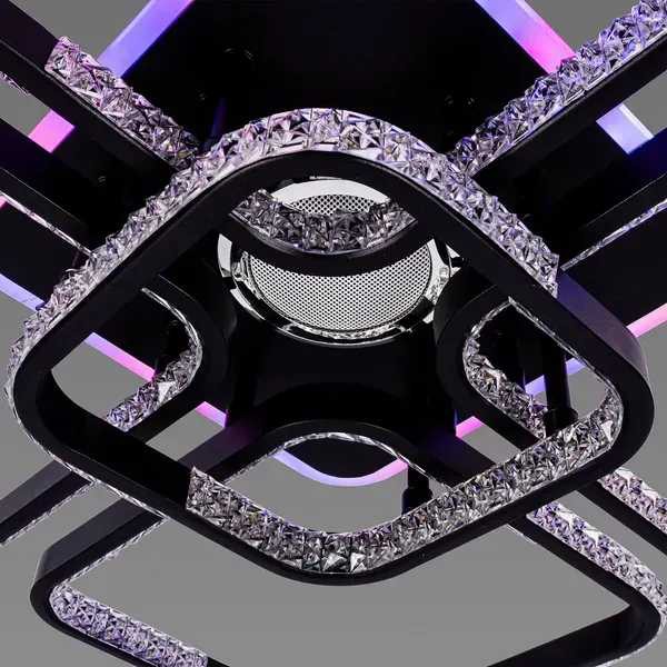 Фото - Люстра VALESO з музичною колонкою та RGB YZD1271 Black