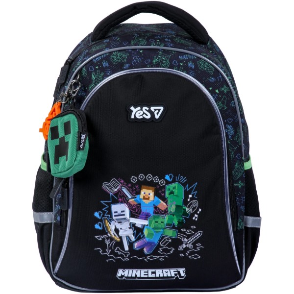 Фото - Рюкзак школьный YES S-115M Minecraft Game (550304)