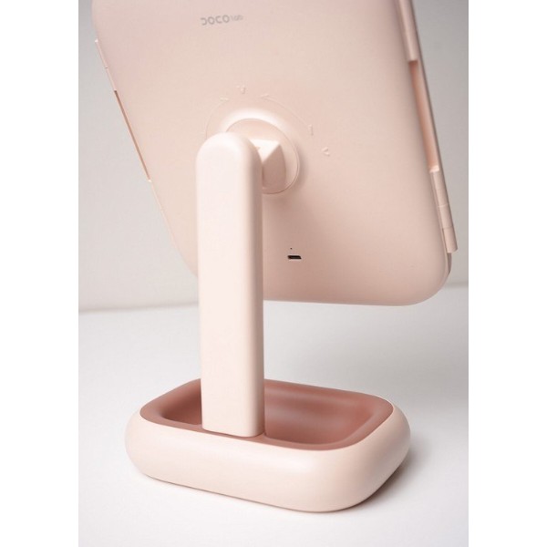 Фото - Косметическое зеркало DOCO Folding Mirror Standart Edition Pink (FD001)