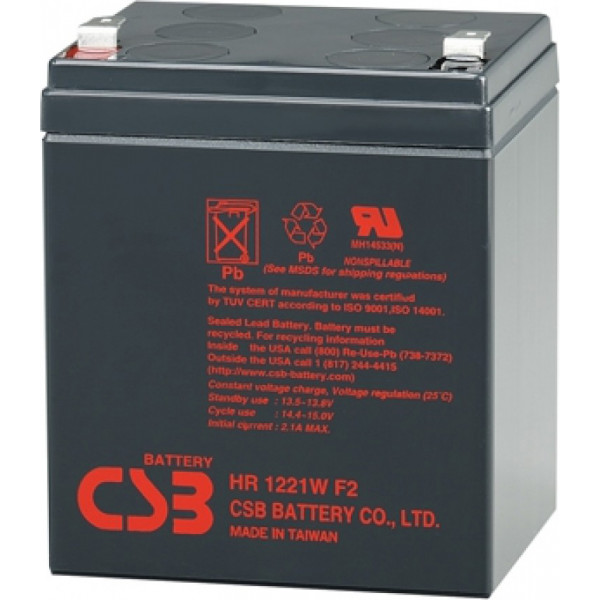 Фото - Акумулятор для ДБЖ Hitachi 12V 5AH (HR1221WF2) CSB