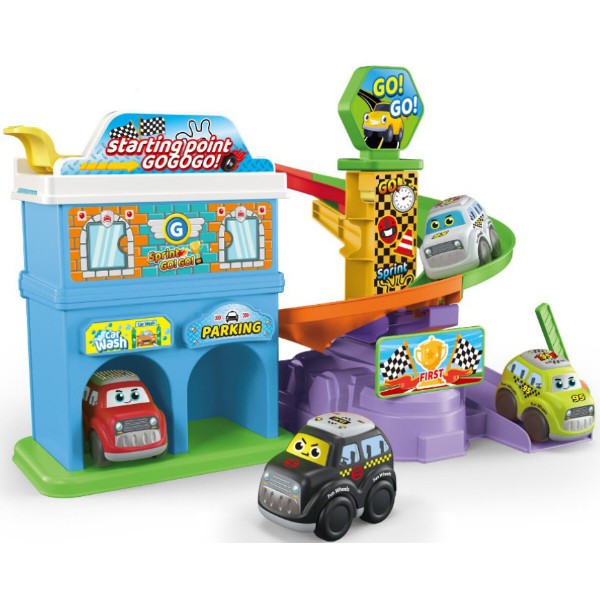 Фото - Игровой набор Builder Track Набор муниципальный центр с машинкой (099-3)