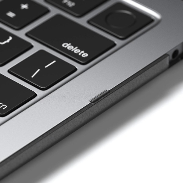 Фото - Чохол-накладка для ноутбуку Satechi Eco-Hardshell Case Dark for MacBook Air 13.6" M2-M3 (ST-MBAM2DR)