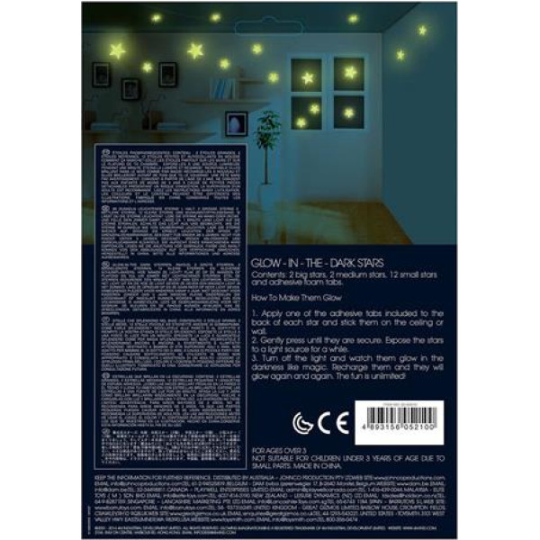 Фото - 3D наклейки 4М Звезды 16 шт. (00-05210)
