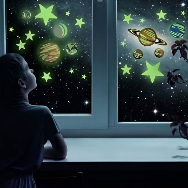 Фото - 3D наклейки 4М Планети і 20 зірок (00-05635)