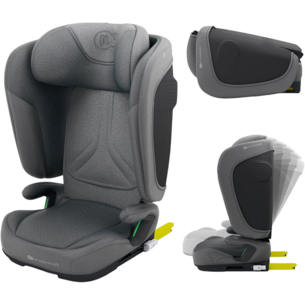 Фото - Автокрісло Kinderkraft Unity 2 i-Size Grey (KCUNIT02GRY0000)