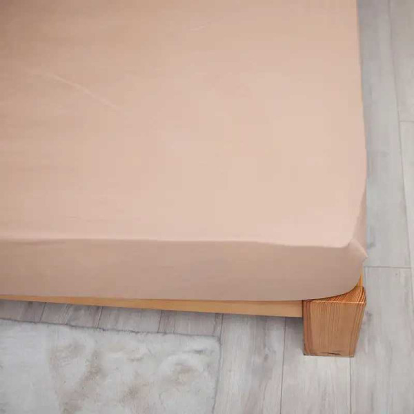 Фото - Простирадло односпальне ТЕП Натхнення з резинкою 90х200 см Кава (2-04020_27811)