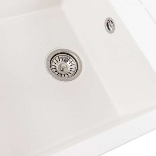 Фото - Мийка кухонна VALESO 7950 Selena матова Білосніжна