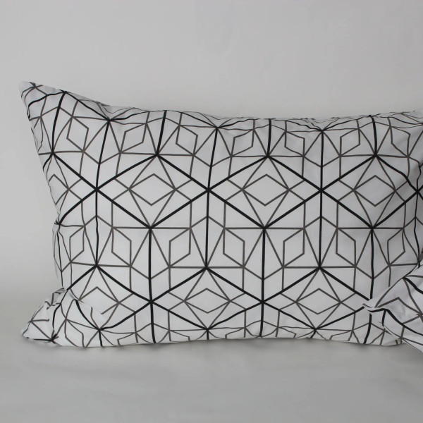 Фото - Наволочка ТЕП комплект 70х70 см Quadro Stars grey Rev (2-04245_32288)