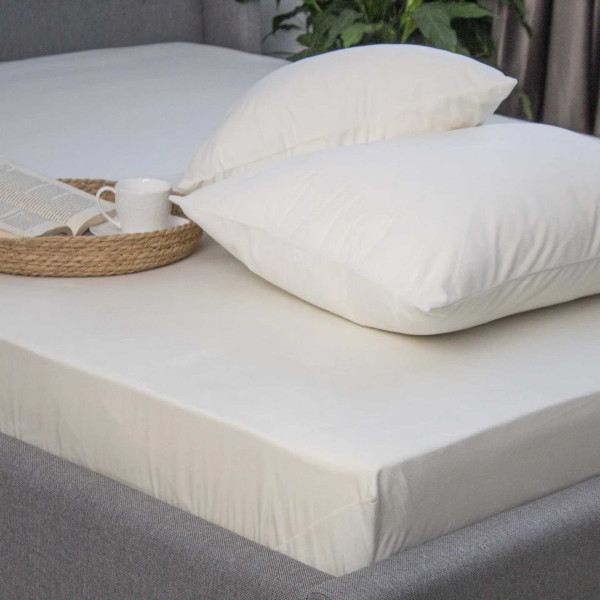 Фото - Простирадло двоспальне ТЕП VELOUR 160х200 см Молочний (2-04756_33915)