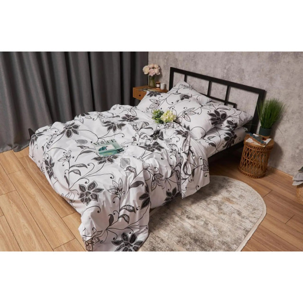 Фото - Підковдра двоспальна євро Moon&Star Бязь Gold Люкс Gray Denim 200x220 см (MS-870000398)