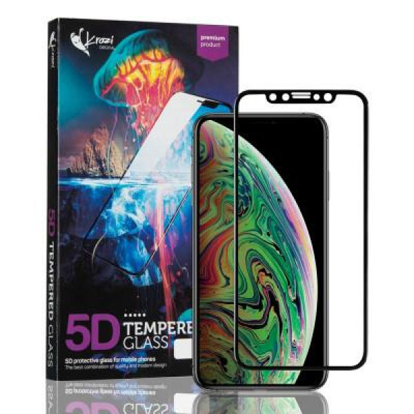 Фото - Захисне скло для смартфону Krazi 5D for iPhone X/XS (M-Design) Black (81060)