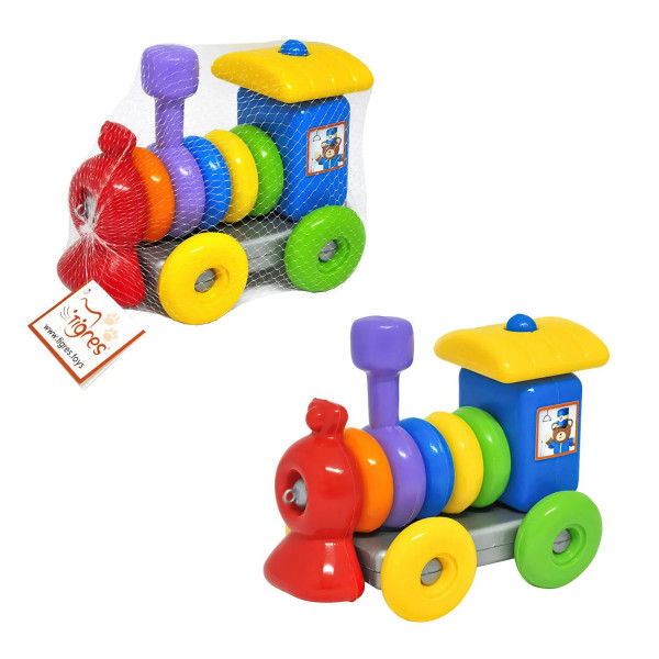 Фото - Базовый игровой транспорт для малыша Tigres "Funny train" 14 эл.,  (39757)