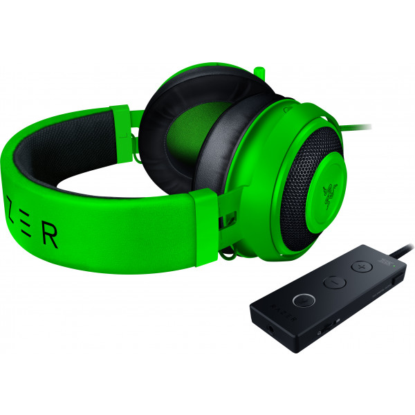 Фото - Гарнітура дротова ігрова Razer Kraken Tournament Edition Green (RZ04-02051100-R3M1)