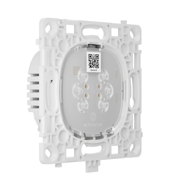 Фото - Релейний вимикач Ajax LightCore 2-gang 2-way for LightSwitch Jeweler, бездротовий (000046124)