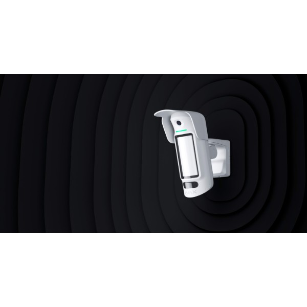 Фото - Бездротовий датчик руху Ajax CurtainCam Outdoor HighMount PhOD, Jeweller White 142717.359.WH1 (62365)