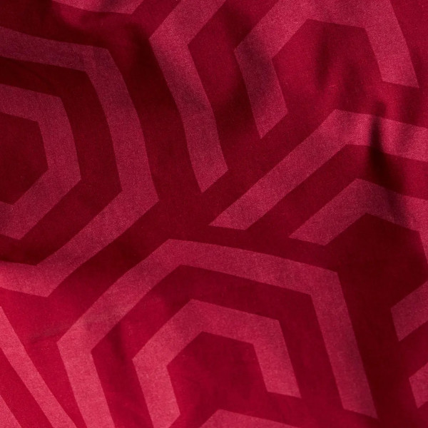 Фото - Підковдра двоспальна євро Moon&Star Бязь Gold Люкс Burgundy Charm King Size 220x240 см (MS-870000619)