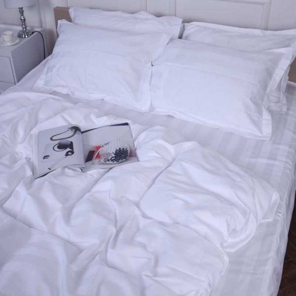 Фото - Комплект постільної білизни дитячий MirSon Сатин-страйп Royal Pearl 110х140 см (2200000242754)