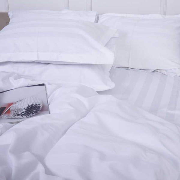 Фото - Комплект постільної білизни дитячий MirSon Сатин-страйп Royal Pearl 110х140 см (2200000242754)