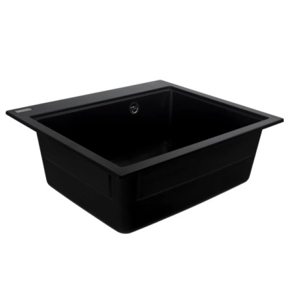 Фото - Мийка кухонна+змішувач VALESO VESTA 5852 чорна +BG76 +Сифон 1041