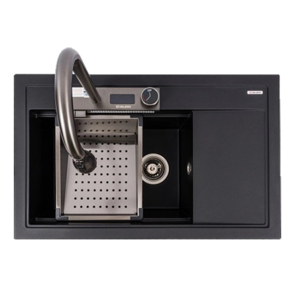 Фото - Мойка кухонная VALESO 7950 ATRUM матовая (черная)