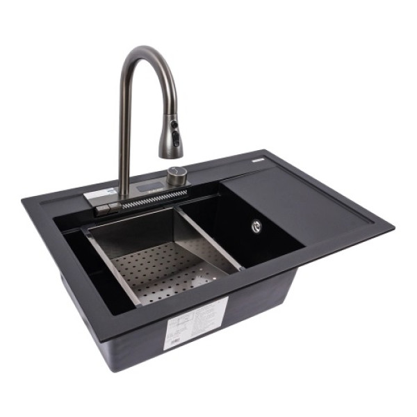 Фото - Мойка кухонная VALESO 7950 ATRUM матовая (черная)