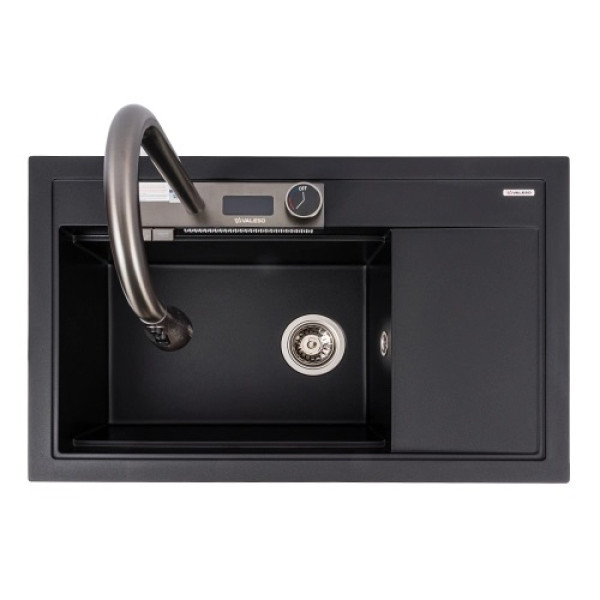 Фото - Мойка кухонная VALESO 7950 ATRUM матовая (черная)