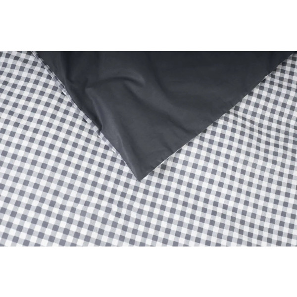 Фото - Підковдра двоспальна Moon&Star Ranforce Elite Gray Square 175x210 см (MS-870000417)