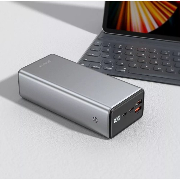 Фото - Батарея мобільна Proove Metalskin 65W 30000mAh Gray (PBM365210004)