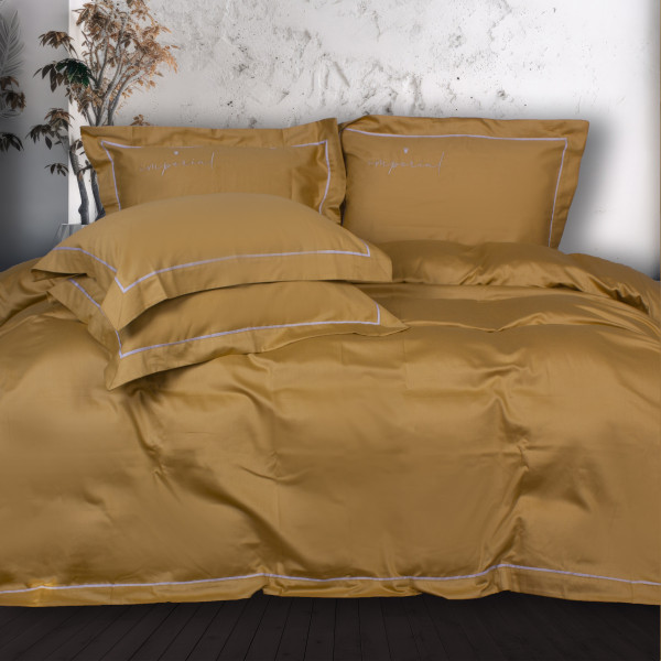 Фото - Комплект постельного белья MirSon Сатин Imperial Satin Genoa 175х210 (2200007178704)