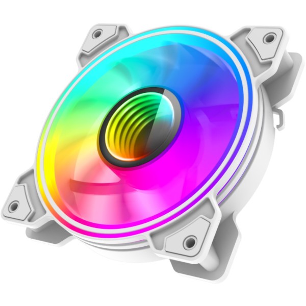Фото - Корпусный вентилятор Gamemax Dual Ring Infinity WH