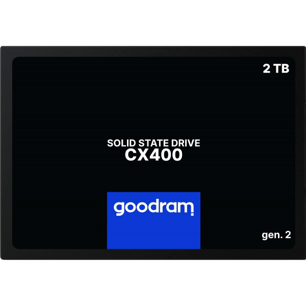 Фото - SSD-накопичувач внутрішній Goodram CX400 2TB SATA III 2.5" 3D NAND (SSDPR-CX400-02T-G2)
