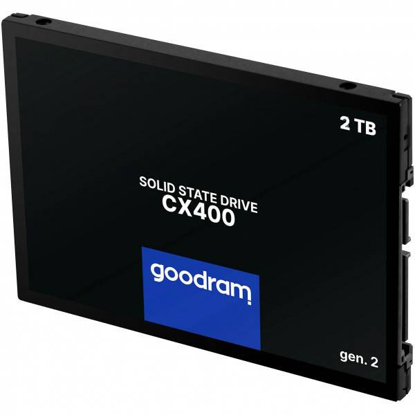 Фото - SSD-накопичувач внутрішній Goodram CX400 2TB SATA III 2.5" 3D NAND (SSDPR-CX400-02T-G2)