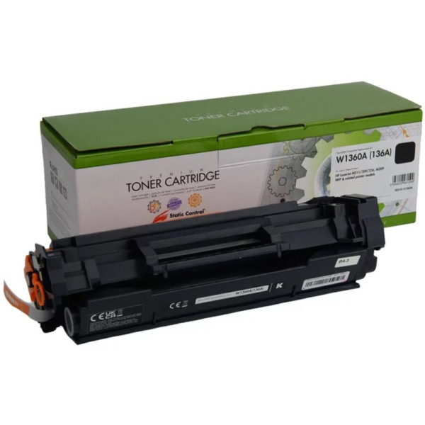 Фото - Картридж для лазерних принтерів/БФП Static Control Control сумісний аналог HP W1360A 136A (002-01-S1360A)