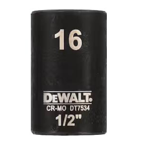 Фото - Торцева голівка DeWALT IMPACT 1/2 х 16 мм (DT7534) Фото - Торцева голівка DeWALT IMPACT 1/2 х 16 мм (DT7534)