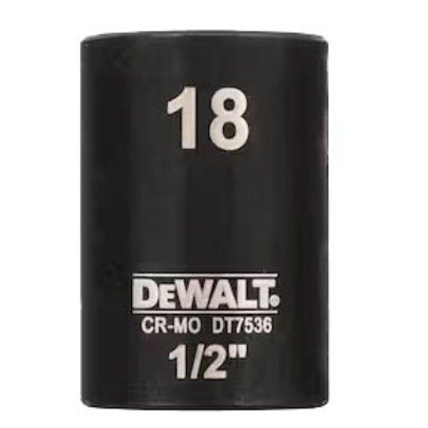 Фото - Торцевая головка DeWALT IMPACT 1/2 х 18 мм (DT7536) Фото - Торцевая головка DeWALT IMPACT 1/2 х 18 мм (DT7536)
