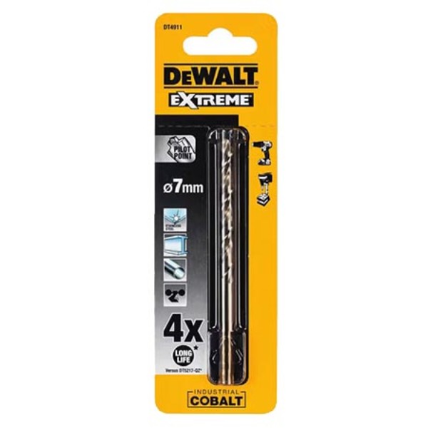 Фото - Свердло DeWALT EXTREME INDUSTRIAL COBALT HSS-CO (DT4911)