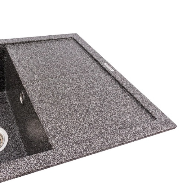 Фото - Мийка кухонна VALESO 6550 CRIPTA матова (графіт)